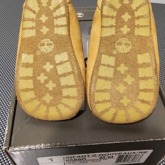 Timberland Kids Baby Crib Booties Shoes Nubuck Boots Size 1 US 9589R A62117 - Picture 6 of 7